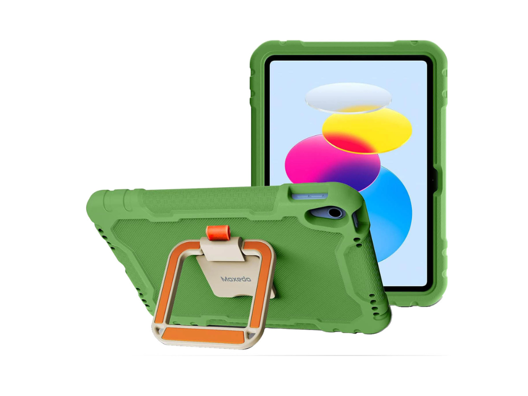 حافظة Moxedo للأطفال لجهاز iPad مقاس 10.9 بوصة من الجيل العاشر مع حامل مدمج لفتحة قلم Apple حافظة Moxedo للأطفال لجهاز iPad مقاس 10.9 بوصة من الجيل العاشر مع حامل مدمج لفتحة قلم Apple